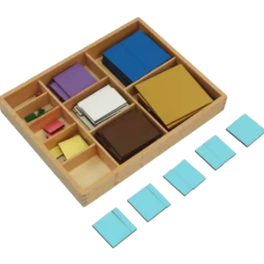 ttnmrc Montessori Decanomial Squares Wooden Math Material