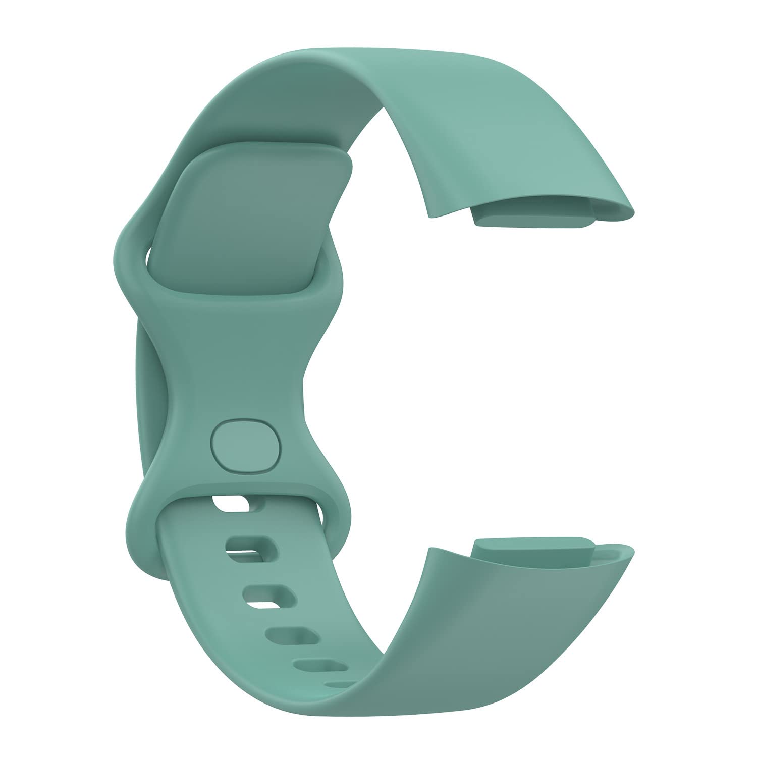 Muovrto Strap for Fitbit Charge 5/Charge 6,Silicone Replacement Sport Waterproof Adjustable Watch Band for Men and Women - Image 3