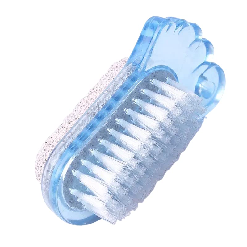 Miniatura 3 de Derm42-42% Crema de urea para pies secos, agrietados y callos con piedra pómez en forma de pie libre y cepillo