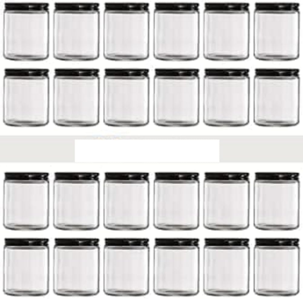 BIG CART 200 ml Glass Jars with Metal Lids, Clear Round Candle Making Jars - Empty Food Storage Containers, Mason Canning Jar For Spice, Liquid,Lotion, Honey, Cosmetic Pack of (30) (B0CDHBS139) Amazon Price History, Amazon Price Tracker