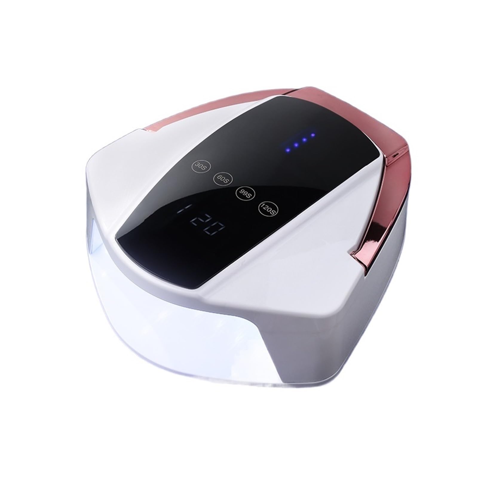 Lampara Uñas Semipermanentes, Lámpara de uñas LED UV Recargable inalámbrica con lámpara LED UV de 96 W Secador de uñas Manicura de Secado rápido Pedicura,para el hogar y el salón de uñas