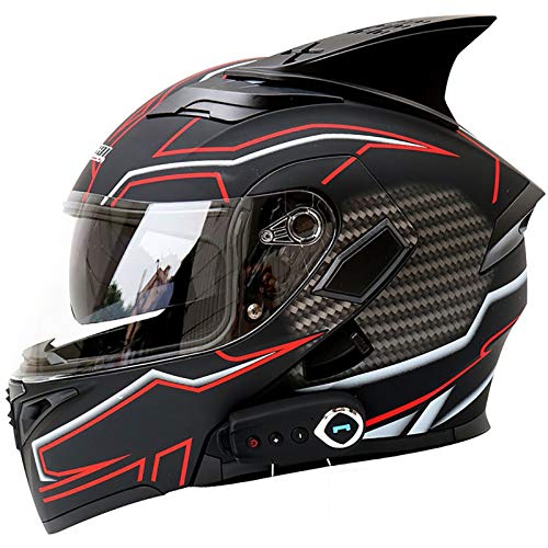 Casque moto modulable bluetooth pour rouler au soleil sans éblouissement - 2