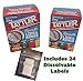 Reusable Canning Lids Bundle Includes 12 Wide and 12 Regular Mouth Tattler Lids and Rings and 24 Dissolvable Sunivale Jar Labels For Use With Hot Water Bath and Pressure Canning Methods Made in USA