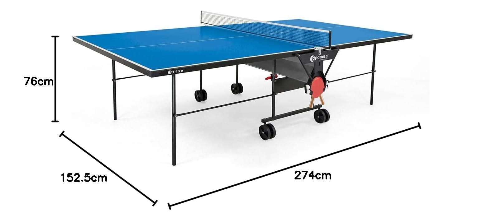 Sponeta Tavolo da Tennis S 1-13 e, 240.7010/L
