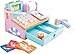 small foot 3125 Kasse aus Holz für Kaufmannsläden, mit Scanner, Spielgeld, Kartenleser und Kassenrolle, ab 3 Jahren