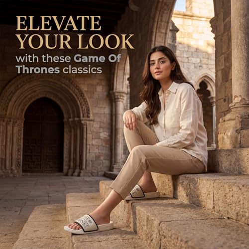 Image of YOHO Sliders for Women | Comfortable and Lightweight Slides | WB Cartoon & Comic Characters: Tom & Jerry, Big Bang Theory, Friends, Games of thrones and Wonder Woman Footwear for Girls