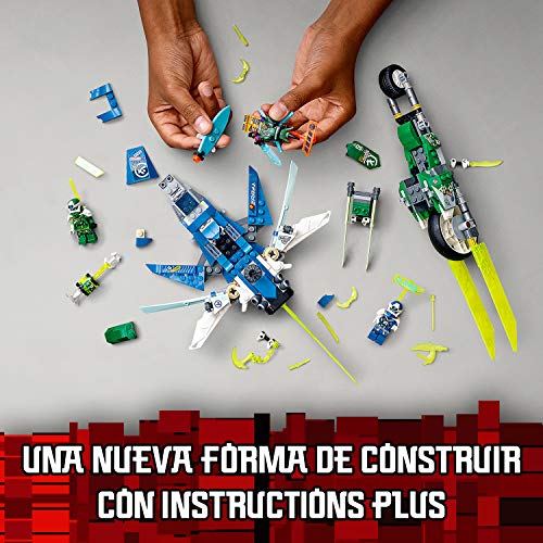 LEGO 71709 Ninjago Vehículos Supremos de Jay y Lloyd