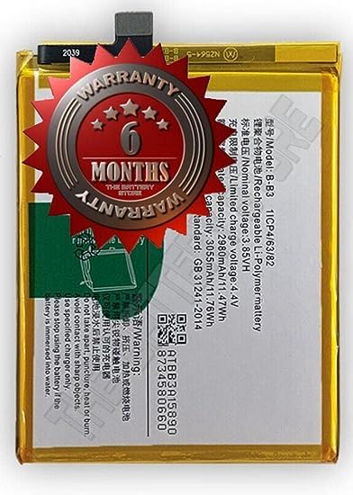 Image of Original B-B3 Battery for Vivo V5 Plus /1611 / X9 / X9i / X9 Plus Battery with 6 Month Warranty** (J00240)