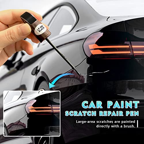 Touch Up Paint Pen For Cars Scratch Removal Repair, Wheel Fill Paint Pen Black/White/Multi-Color Optional For Various Cars (Red) #TOP4