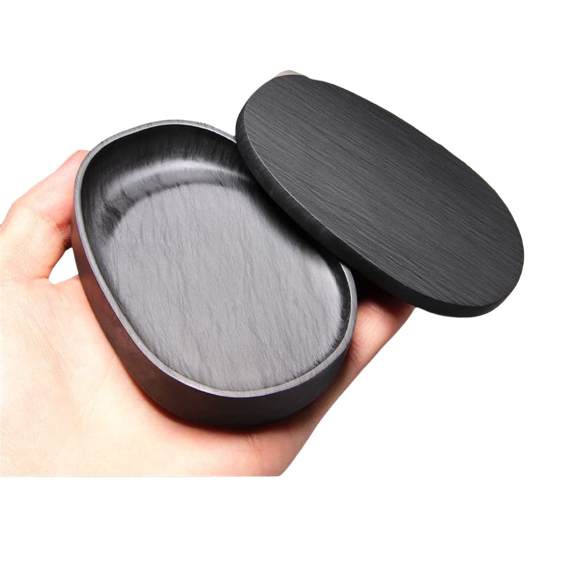 Natural Stone Inkstone, Palm-Sized Portable