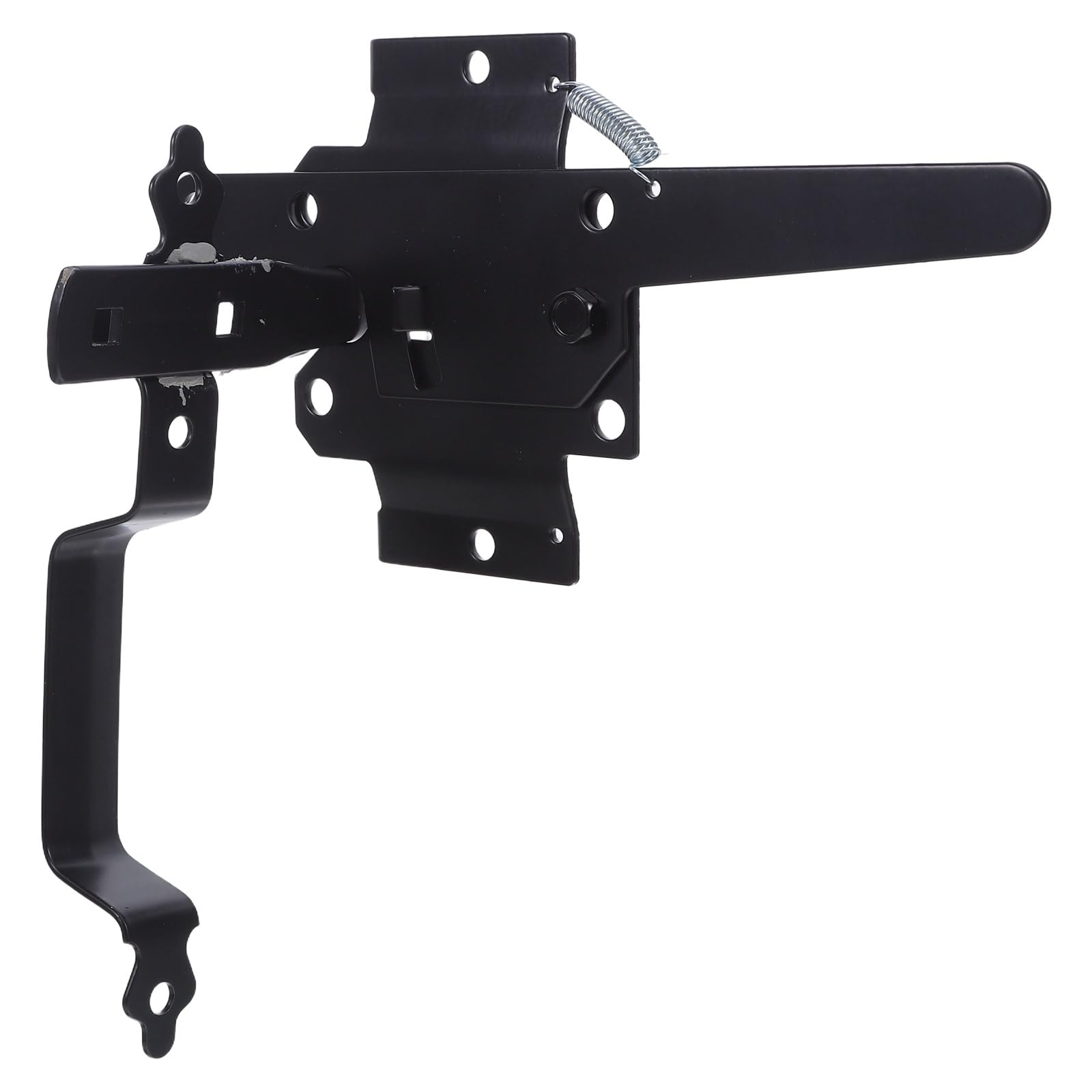 Loquet de portail automatique en acier carbone à levier de gravité pour clôture