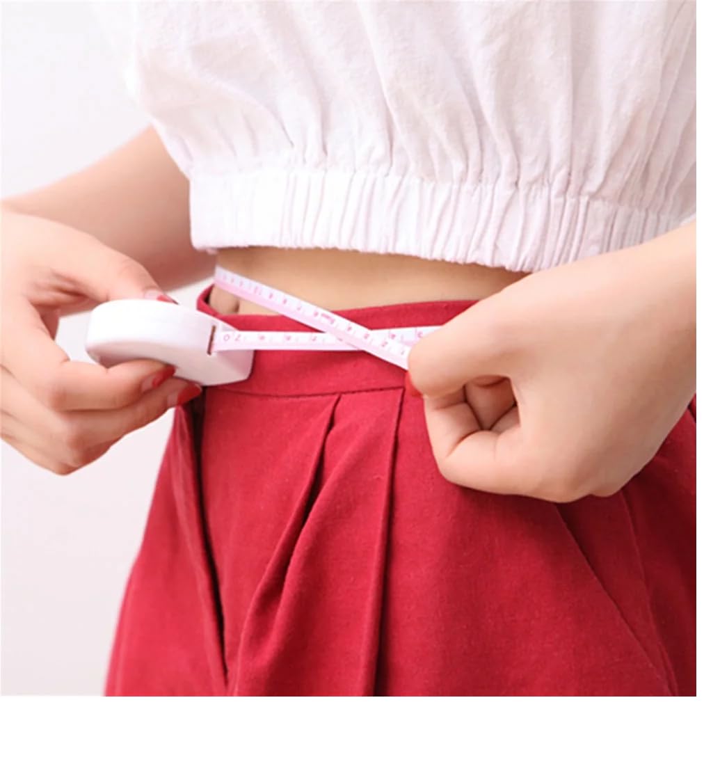 UCRAVO Measuring Tape Tailor Retractable Tape Sewing Tape Measure Bmi Body Mass Index Push-Button Retractable Locking Tape Multi-function Small Tape Measure Diet Simply Measure Tools 4