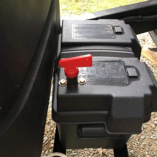 Battery Disconnect Switch, Dc 12V 24V Battery Isolator Master Switch, Power Kill Cut Off With Waterproof Cover, Keys And Copper Ring Terminals, Universal For Car, Boat, Rv, Atv, Marine (3-Piece Set) #TOP4