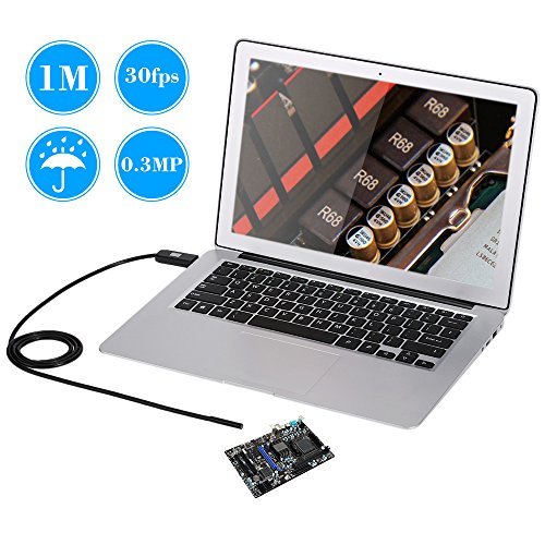 Lente de Endoscópio IP67 à prova d'agua com fio USB de 1M, 6LEDs, tubo de câmera para OTG, compatív