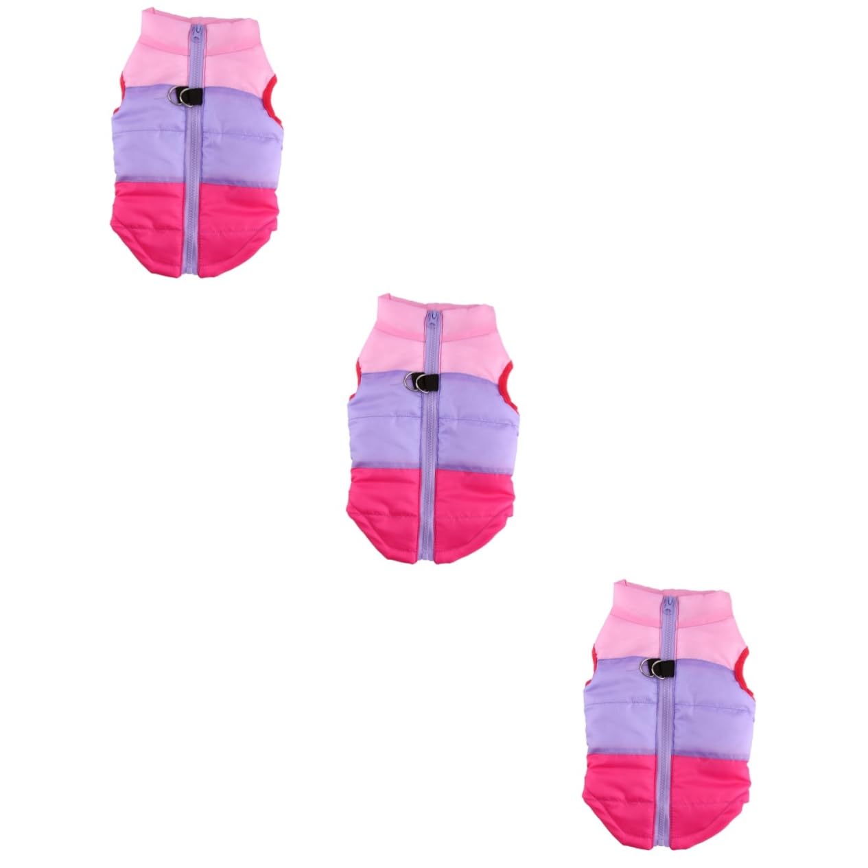 BESPORTBLE 3pezzi Gilet Antivento per Cani di Taglia XL Cappotto Caldo Pile per Autunno e Inverno Design Rivoluzionario e Rosa Abbigliamento per Animali Domestici Accessori per Cani
