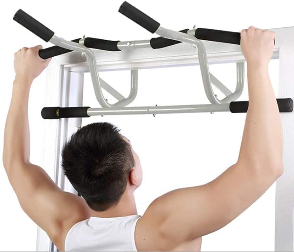 Iron Gym - Barra de dominadas, adecuada para adultos en interiores, ejercicio de músculos del pecho, ejercicios de estiramiento