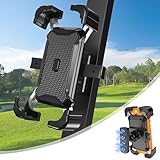 KingofKings Magnetic Golf Cart Phone Holder Mount, Golf Gifts for Golfers Him Men Dad Women Her, 2026 Essential Golf Cart Accessories, Mens Gifts for Birthday Anniversary Father Day-360° Rotatable