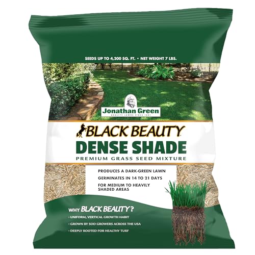 Jonathan Green (10620) Black Beauty Dense Shade Grass Seed - Cool Season Lawn Seed (7 lb) by Jonathan Green - Used condition - US$38.74