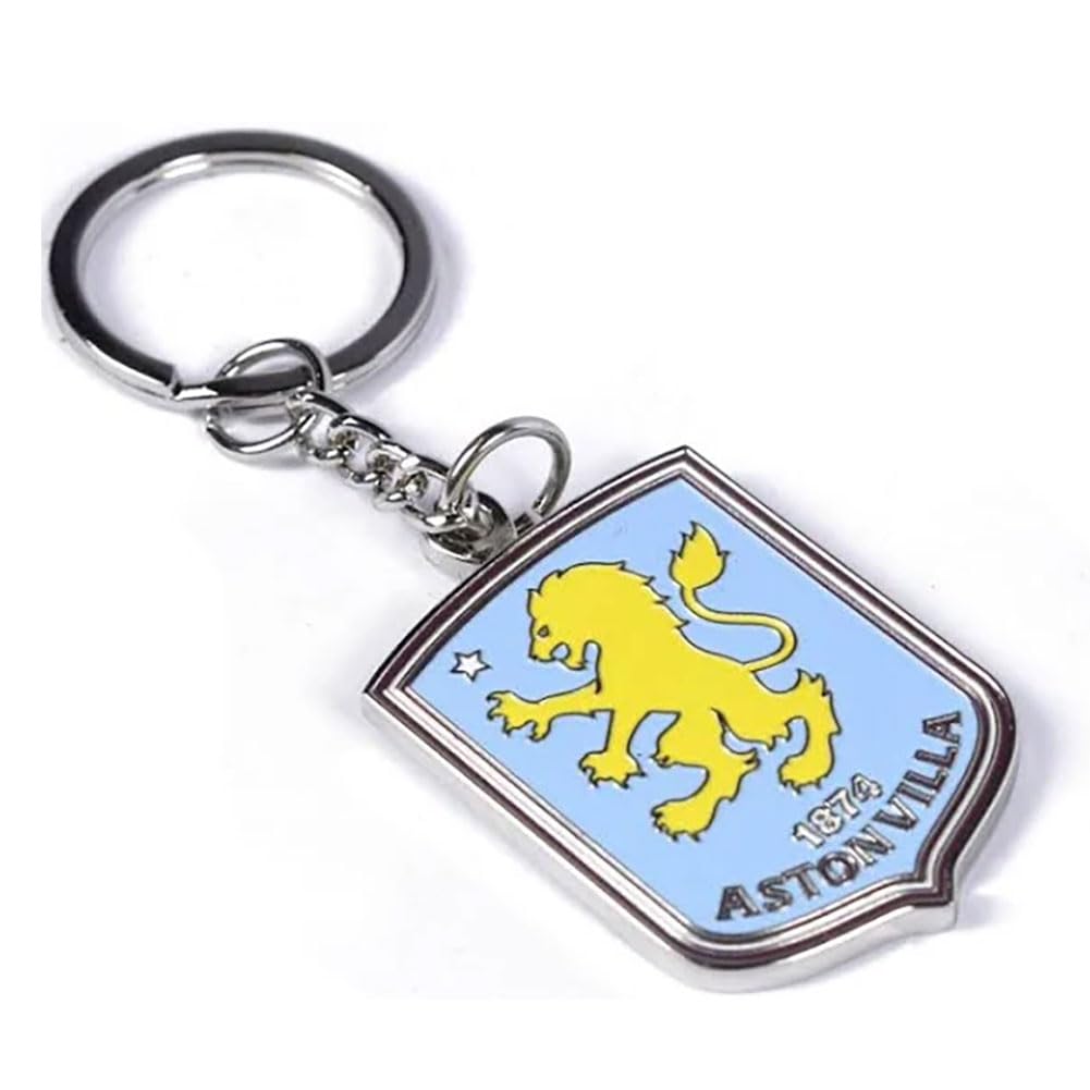 Foco Claret Officially Licensed Aston Villa Fc Crest Keyring