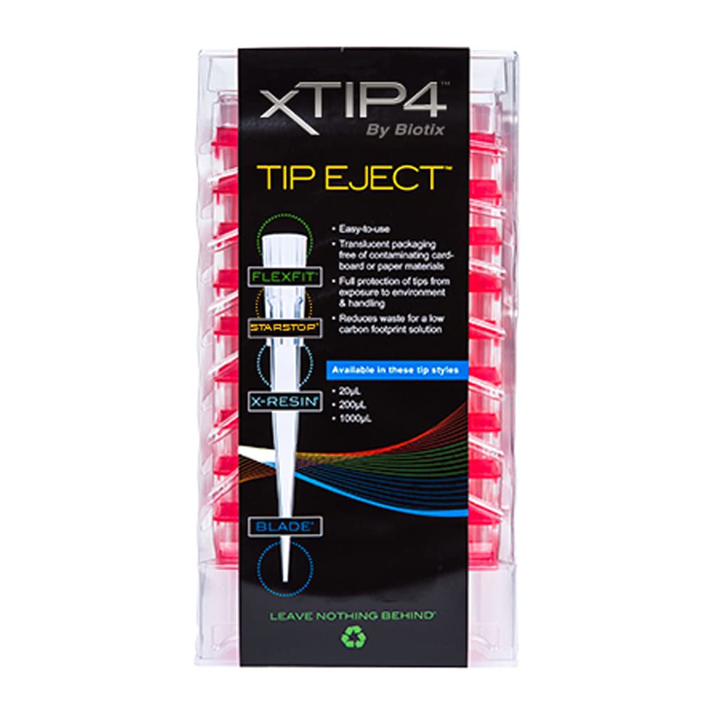 63300015 xTIP4 LTS Style Tip Eject System Reload Pipet Tips, 20µL (Pack of 960)