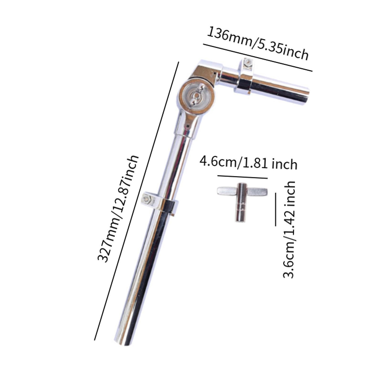 perfeclan Soporte para tambor, abrazadera de percusión, hardware estable, soporte de montaje de metal para, para bateristas de rendimiento, regalos, 2 Piezas