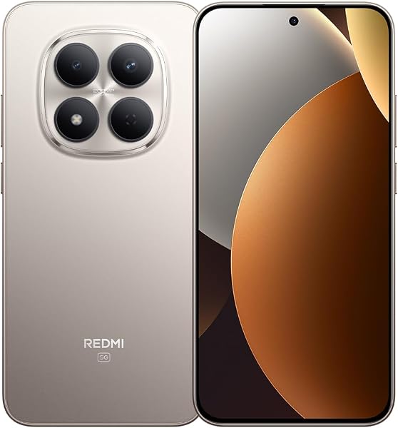 XIAOMI Redmi Note 15 Pro 5G Ai (Compatible with Tmobile Mint Tello & Global) (256GB + 8GB) NFC 6.83" 120Hz 200MP Pro AI Camera Model 25080RABDG Unlocked Dual Sim Liberado (Black) - 2