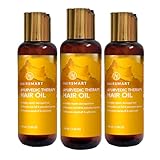 HairSmart Ayurvedic Therapy Rosemary Hair Growth Oil – Brahmi Bhringaraj & Amla. Rosemary hair oil for Hair Growth, Strength & Sclap care. Anti-Hair Fall & Frizz control hair oil (Pack of 3)