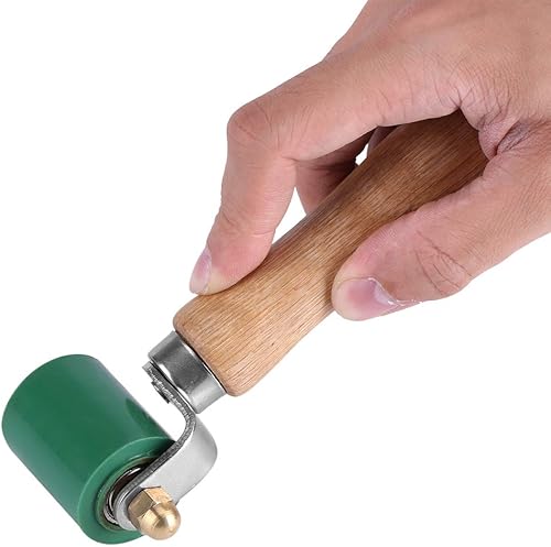Miniatura 4 de Rodillo de presión de mano de alta temperatura de silicona de 1.575 in, rodillo de mano de silicona extraíble para PVC/TPO/EPDM Roofing Decking