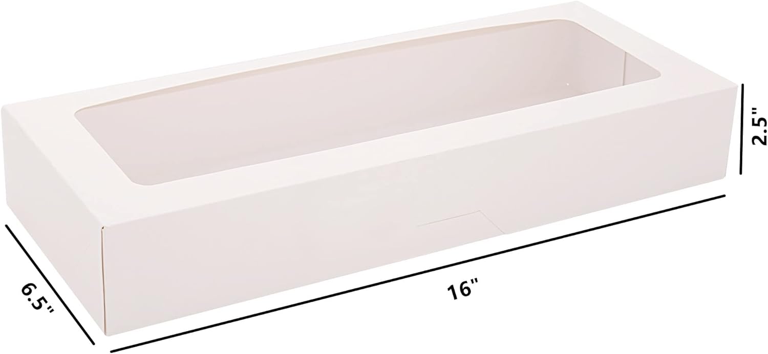 Cookie Boxes with Window, White Bakery Boxes, Stberry boxes,
