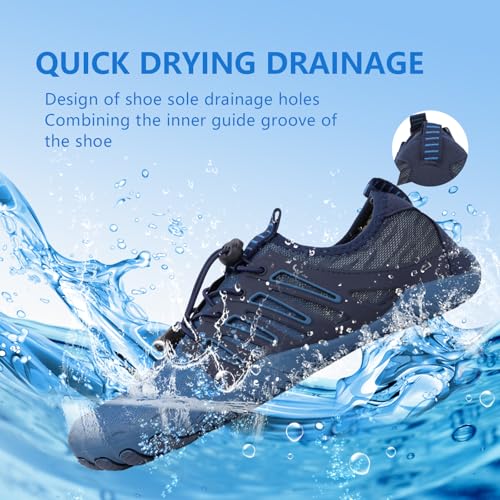 Image of SIOSNETA Hike Barefoot Shoes for Women Men, Breathable Non-Slip Athletic Footwear, Wide Toe Water Shoes for Hiking, Non-Slip Neuropathy Shoes for Women Men, Grounded Comfort wear