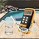 Digitales 2-Kanal-Thermometer mit K-Typ und 4 Thermoelementen (verdrahtet und Edelstahl), -50 bis 1300 ° C (-58 bis 2372 ° F) Temperatur-Dualmesssensor