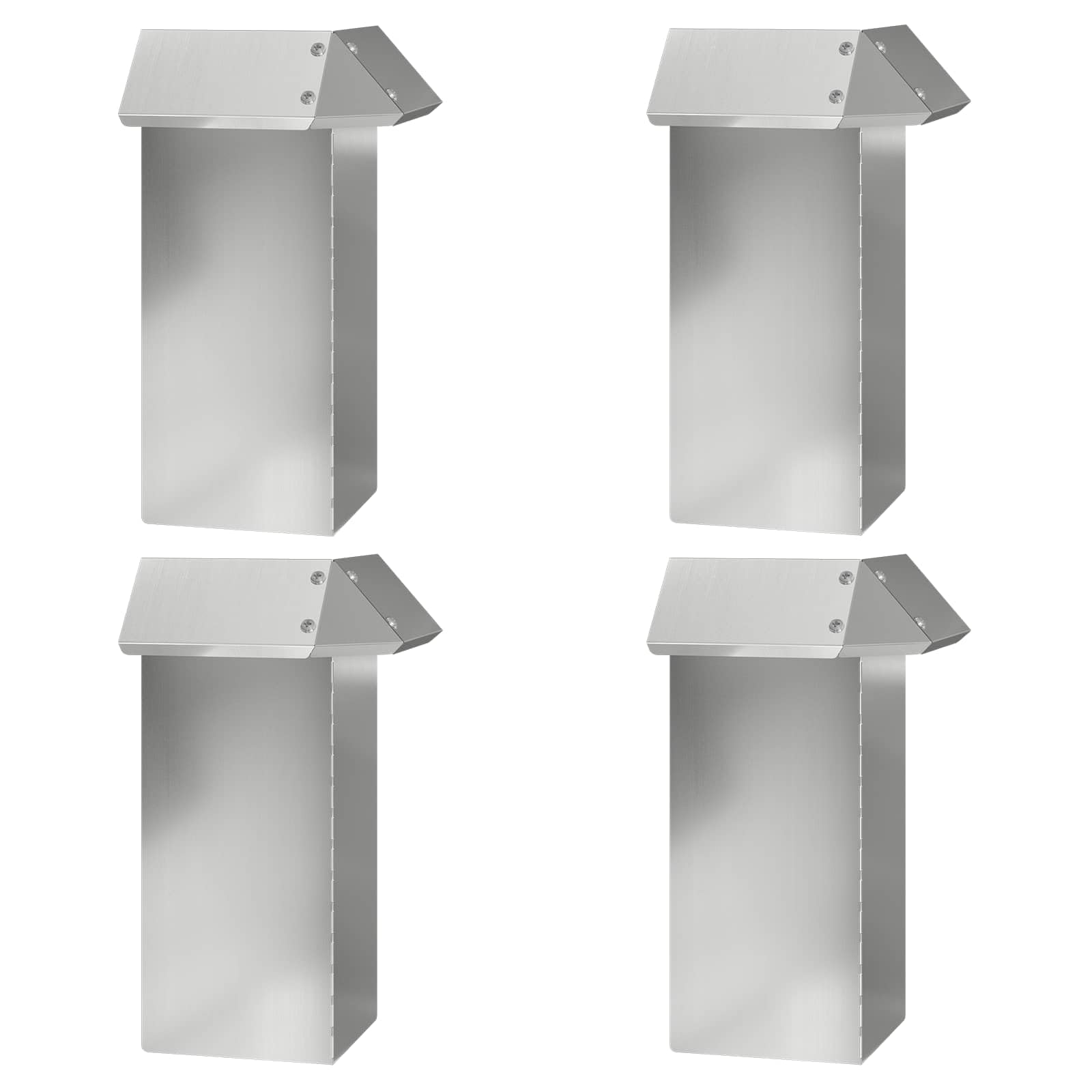 Ogrodzenie ślimaków, 12-częściowy zestaw z ocynkowanej stali, 100 x 3,5 x 25 cm, obramowanie rabatki i obrzeże trawnika z systemem wtykowym, łatwy montaż, obramowanie ogrodowe do rabatek i