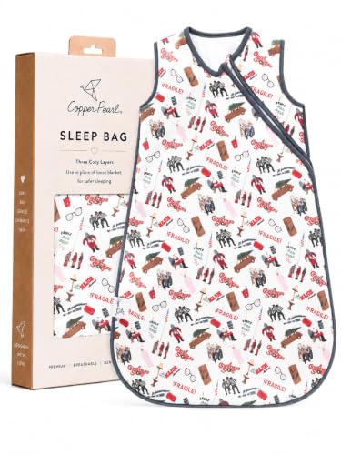 Copper Pearl Baby Sleep Sack, A Christmas Story - Wearable Blanket for 0-6 Months, Sleeveless Sleep Sack for Baby Boy or Girl