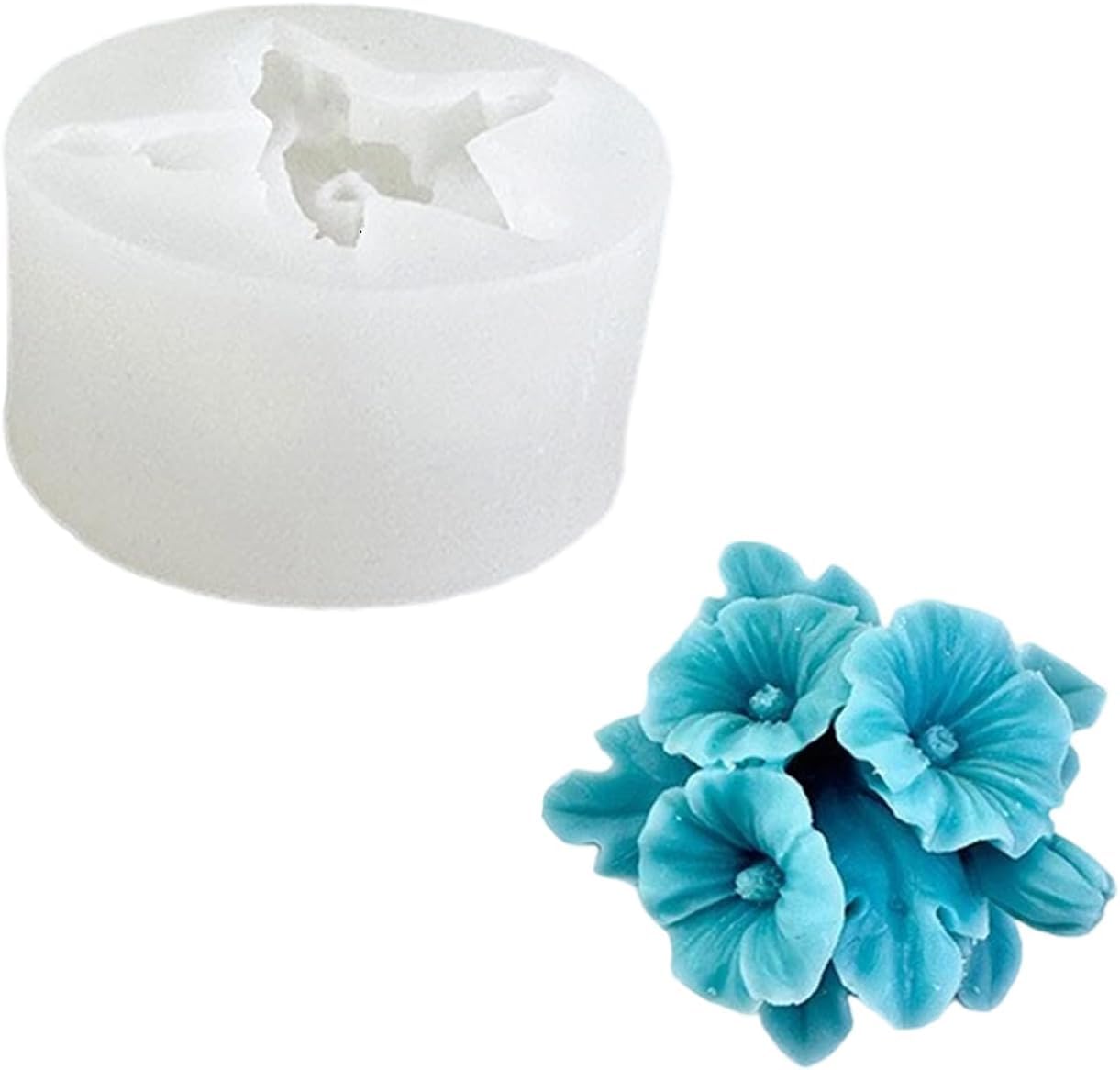 Multipurpose Flower Candle Silicone Mold – Small Size Sturdy Silicone Mould for Stylish Candle Making, Wax Melts, Soap, Resin & DIY Craft Decoration-image-36