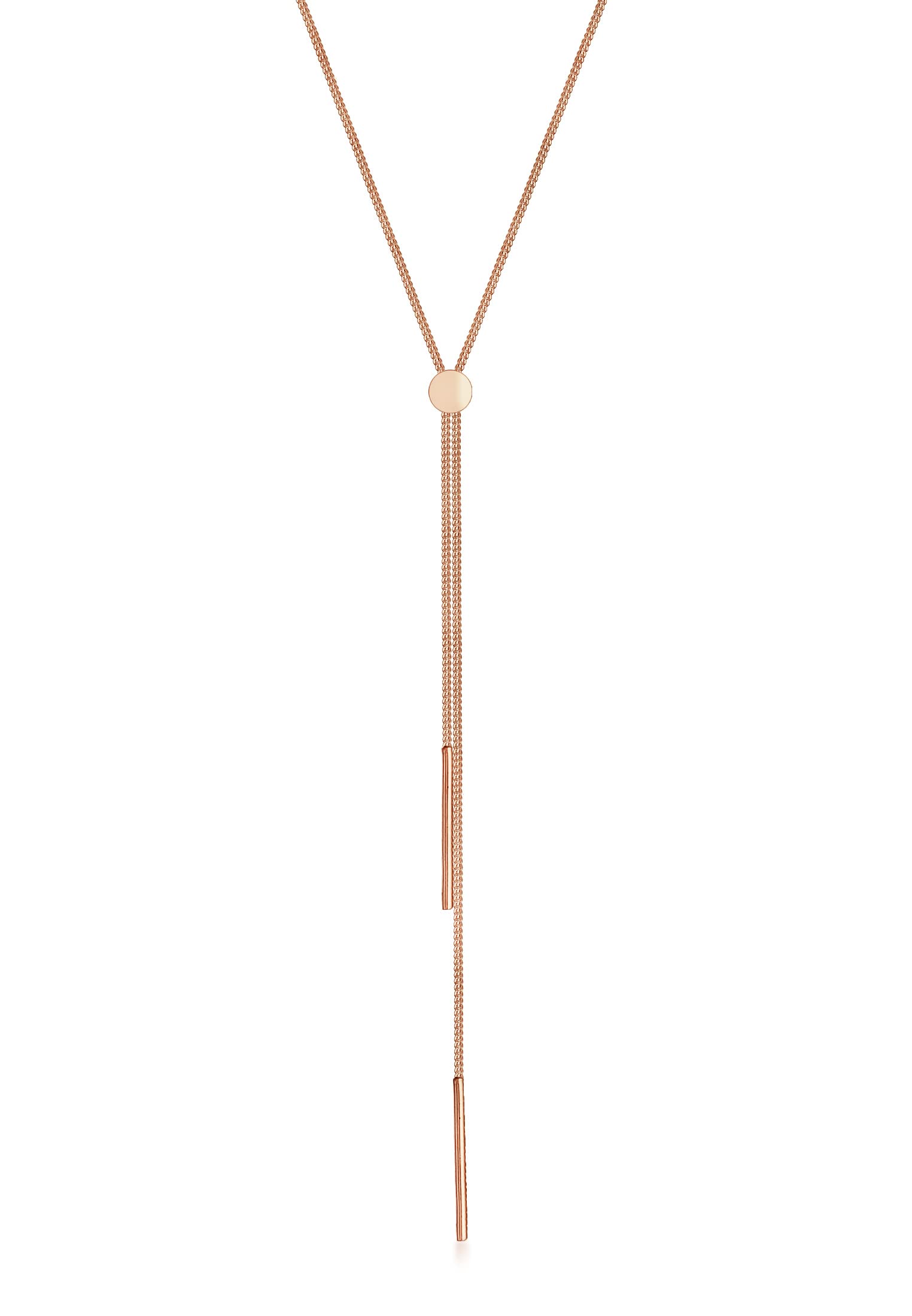 Elli Collana Donne Catena a Y Geo Bacchetta di Base Tendenza Blogger in Argento Sterlino 925