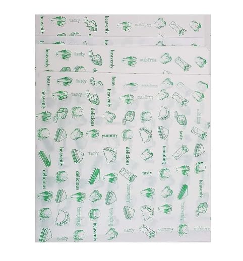 Household Wrap Parchment/Butter Paper Pack of 100 Sheets Eco-Friendly, Oil-Proof Non-Wax Baking Paper | Used in Kitchen, Cake & Cookie, Wrapping Roti/Food Burger, Grilling, Frying, Air Fryer (B0CT8CQWQQ) Amazon Price History, Amazon Price Tracker