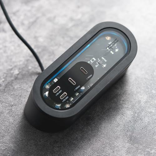 Hub USB-C 3.2 Gen2 magnétique transparent avec charge pass-through 45W - 2