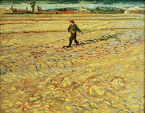 Kunst für Alle Impresión artística/Póster: Vincent Van Gogh Le Semeur - Impresión, Foto, póster artístico, 95x75 cm