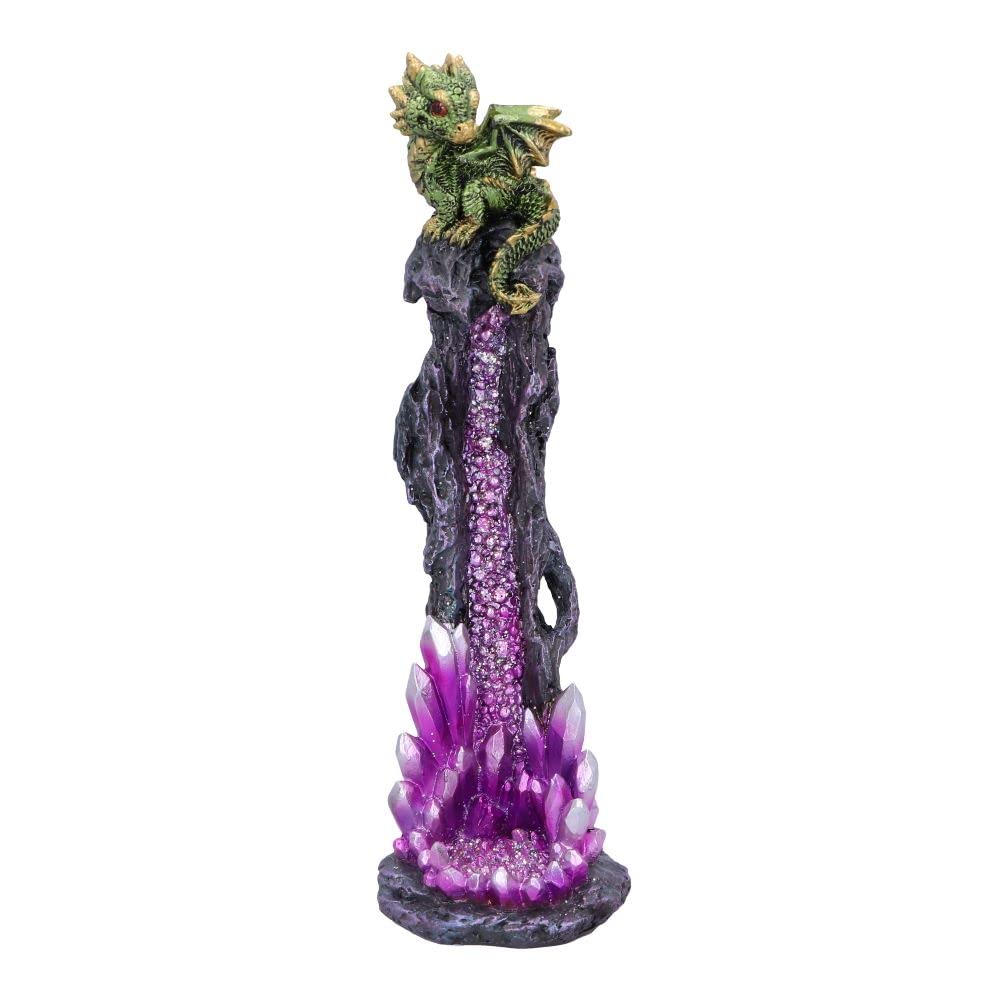 Nemesis Now Crystal Perch Incense Burner 25.2cm, Purple