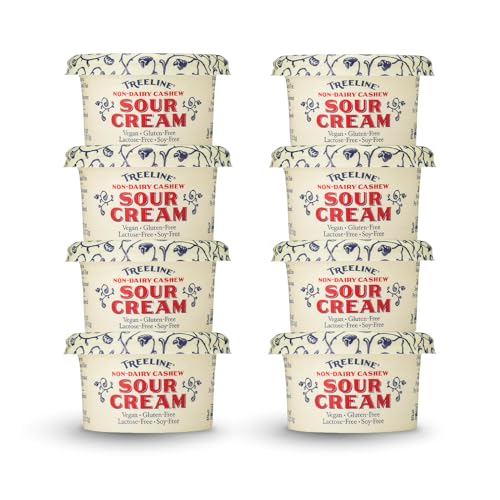 Treeline Cheese - Vegan Non-Dairy Cashew Sour Cream 7.5 oz., 8-Pa...