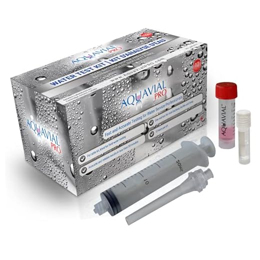 AquaVial PRO- Professionellt Rapid Water Test Kit för totala bakterier, jäst och mögel, 200CFU/ml detektionsgräns