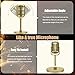 Windspeed 2 Pack Retro Microphone Props Model, Antique Micro Phone Prop for Vintage Microphone with Stand for Party Decorations Pretend Play(Not True)