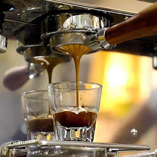 53mm Espresso Tamper & Coffee Distributor and 54mm Dosing Funnel Set - Fits 54mm Portafilter, Depth Adjustable, Convenient Tools for Consistent Shots