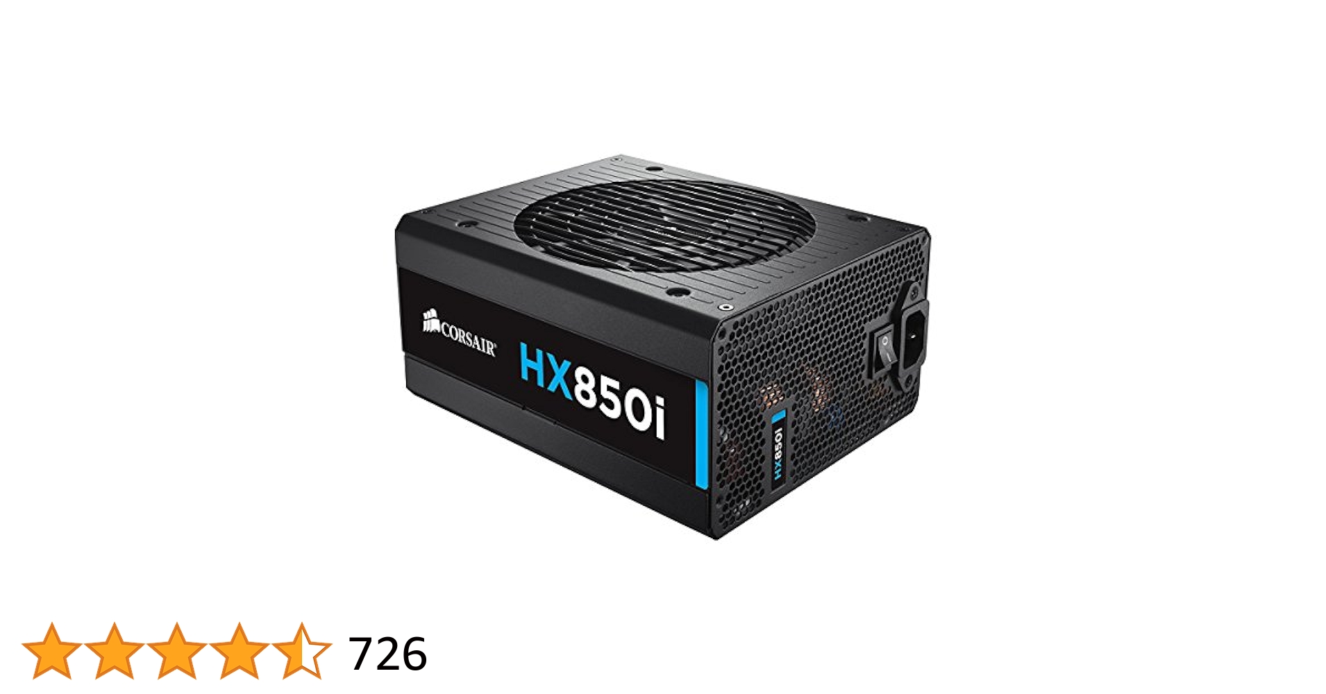 CORSAIR HX850i PLATINUM　850W　ATX電源 HXi Series™ HX850i High-Performance ATX Power Supply — 850