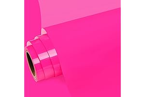 GIRAFVINYL Barbie Pink Heat Transfer Vinyl: Emblaze Your Creations with Neon Vibrance