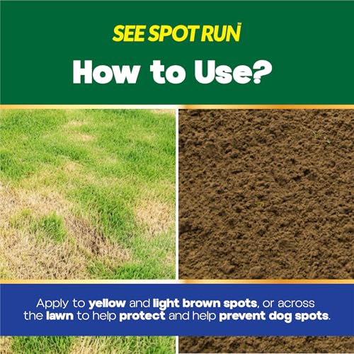 Image of See Spot Run Lawn Protection Concentrate - 32 fl oz - Covers 5,000 Sq Ft - Hose-End Attachment - Grass & Lawn Saver & Supports Healthy Soil - Safe for Pets