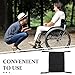 TOBBOMEY Wheelchiar Dual Oxygen Tank Holder - Cylinder Tank Bag with Adjustable Belt - Wheelchair Attachment for Fits Most Oxygen Cylinder