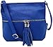 Puccio Pucci Womens TRLBC100084 Ledertasche, Königsblau, 26x22x9 cm
