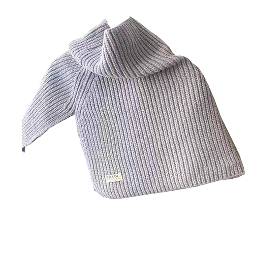 HILLDI Women Winter Shawl Neck Scarf Neck Scarves Gray Collars for Womens Plus-Size Round Shape Keep Your Body Warm