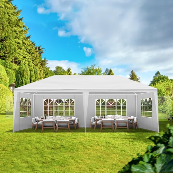 Outsunny 10' x 20' Large Party Tent, Outdoor Event Shelter...